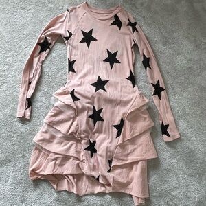 Nununu little girls dress pink size 6-7